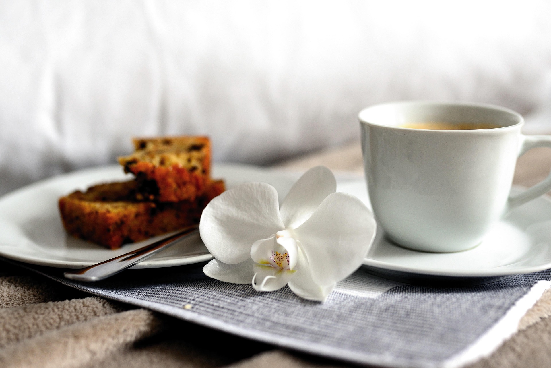 Breakfast, including coffee in bed